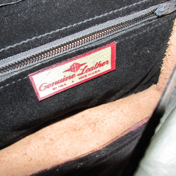 Vintage Hala Gray Snakeskin Embossed Leather Purse - Picture 8 of 8